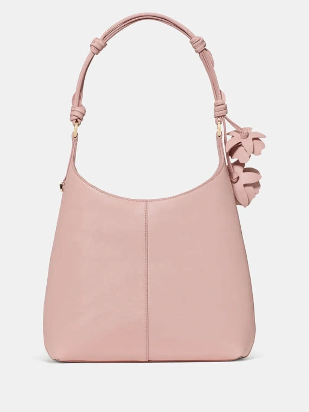 Kate Spade New York 454 Floral Handle Small Shoulder Bag Rose Smoke